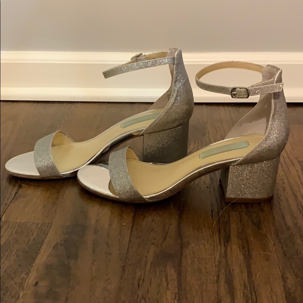 Betsy Johnson Silver Heels